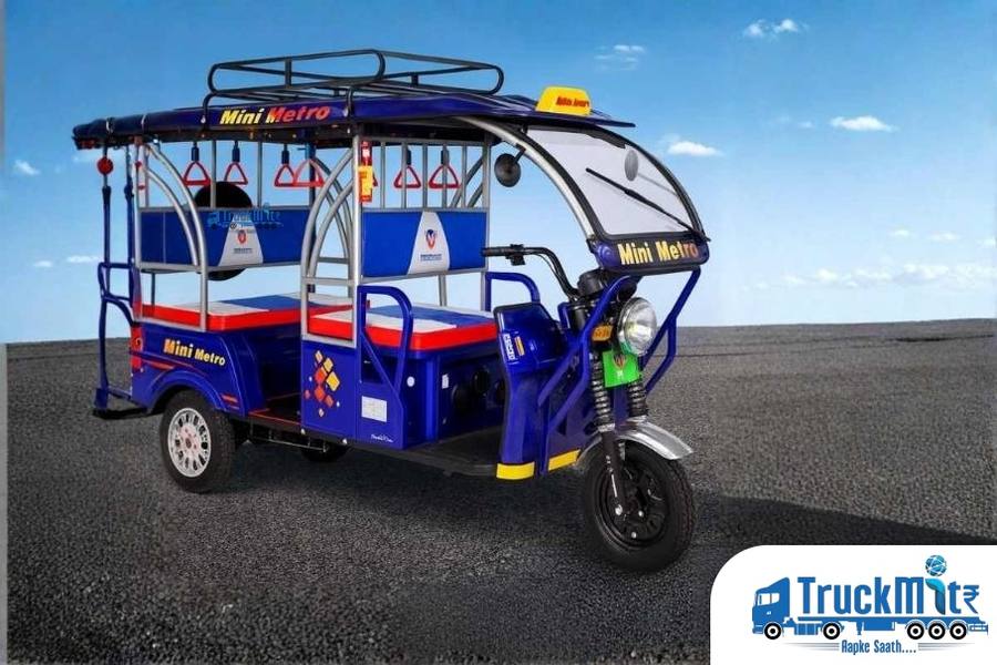 Mini Metro Blue E Rickshaw