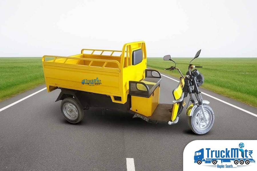 SN Solar Energy Loading Electric Rickshaw